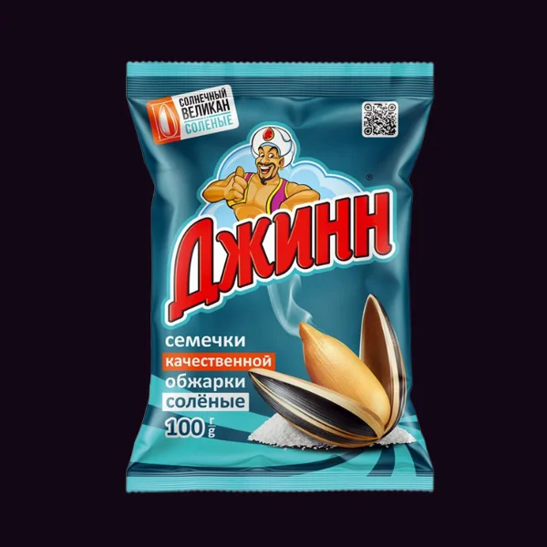 Семечки &laquo;Джинн&raquo; соленые обжаренные, 100 г